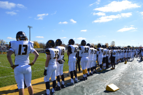 Metea football builds school pride with first playoff game