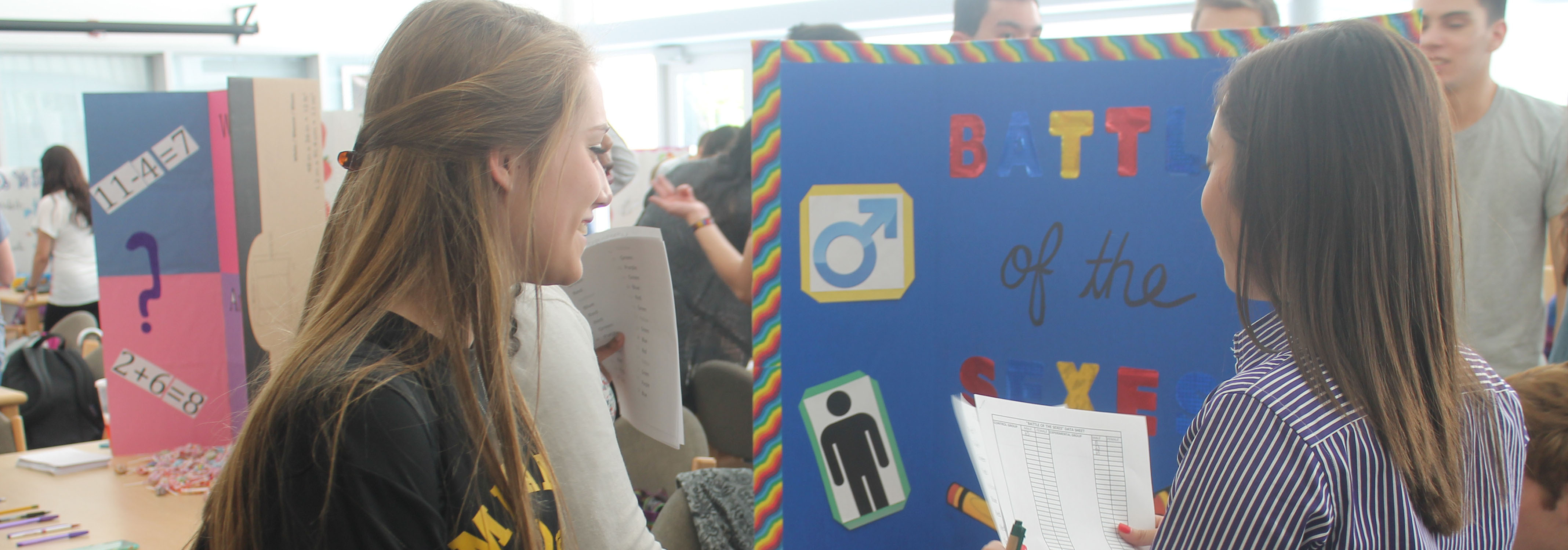 Psych fair tests students' smarts