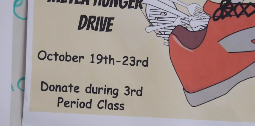 Web Edits: Kicking Hunger Food Drive