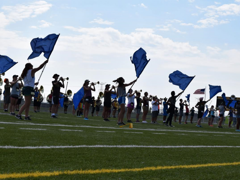 The bond of the flag: A look at the Mustang Color Guard