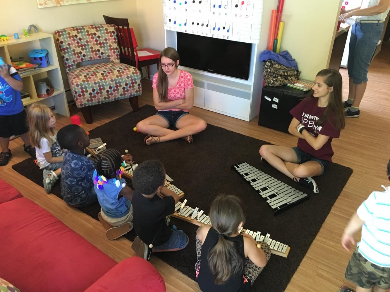 Amanda Brennan teaches kids in need the power of music