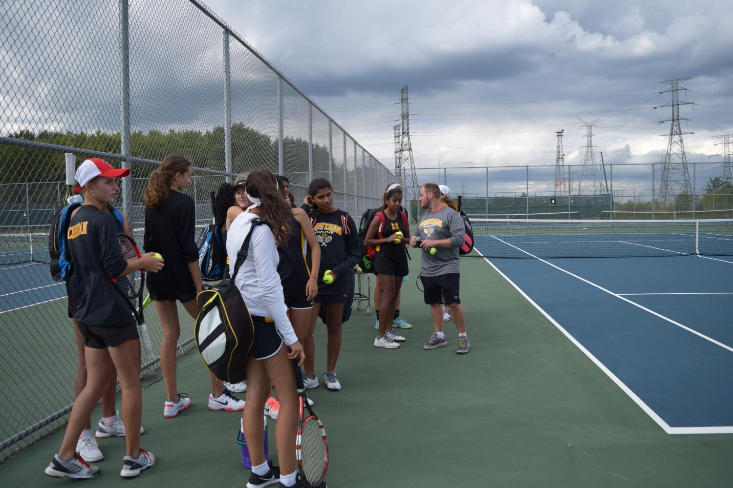 Girls’ tennis prepares for their busy season