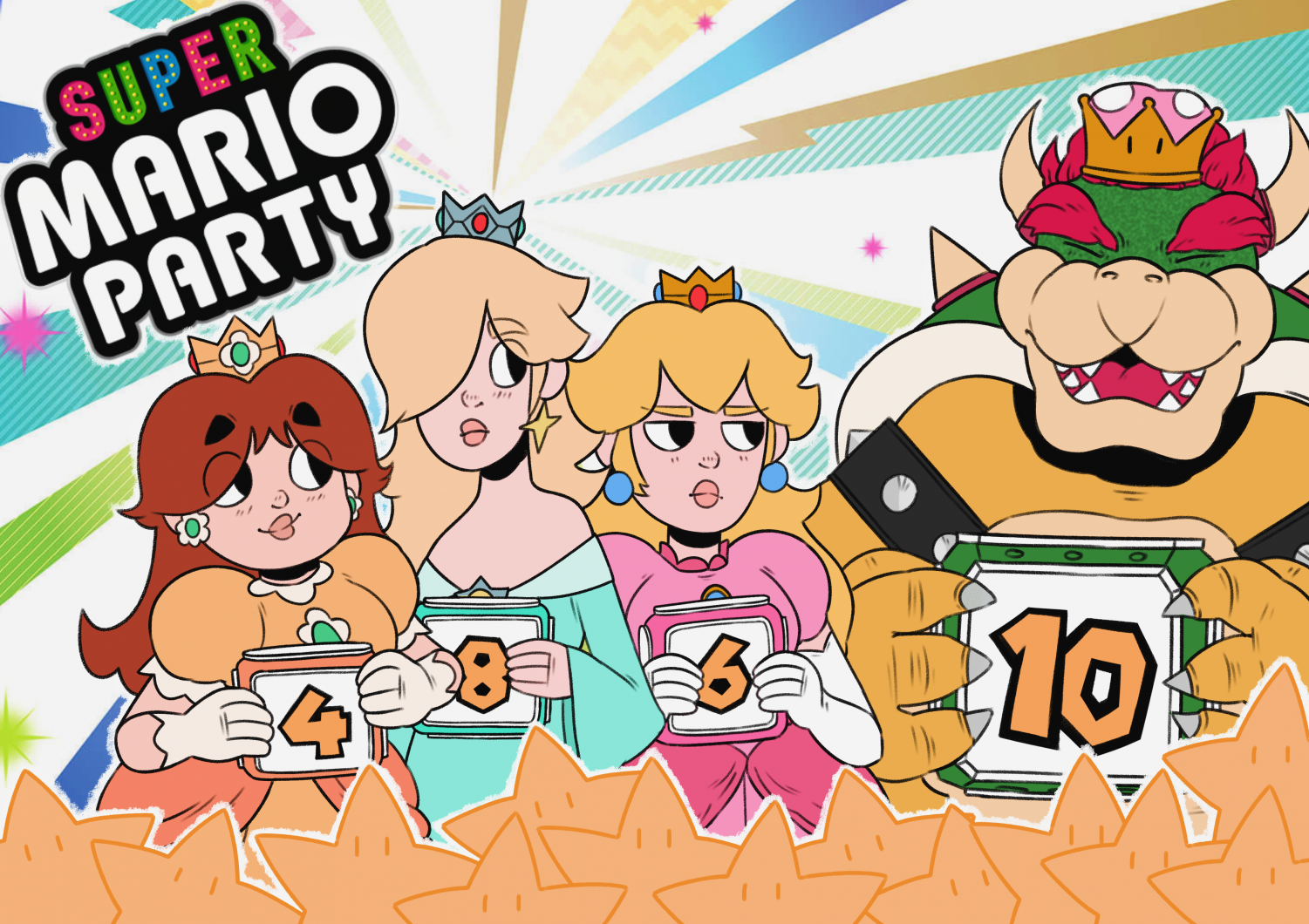 Super Mario Party - River Survival Mode - Nintendo Switch 