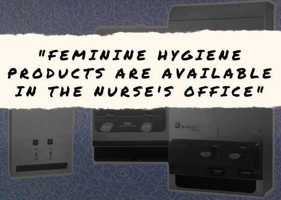 Illinois legislators passed the Learn with Dignity Act in January. The law requires schools to provide feminine hygiene products in school bathrooms. District 204 is not in strict compliance with the law.