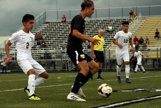 Dark clouds begin to fill the skies as the Mustangs fight to pull out a victory. 