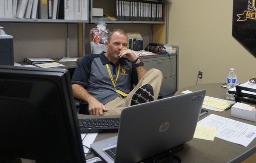 Athletic director Mr. Fehrmann contemplates on the current athletic season.  