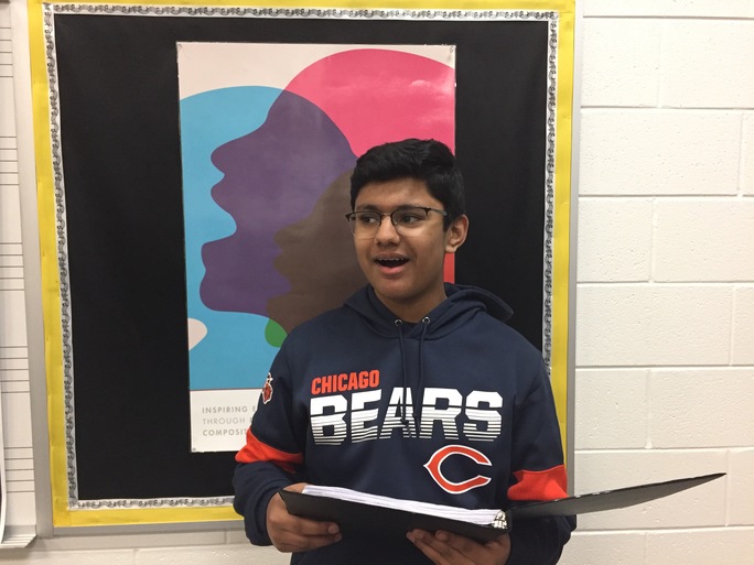 Sophomore Preetish Chakraborty