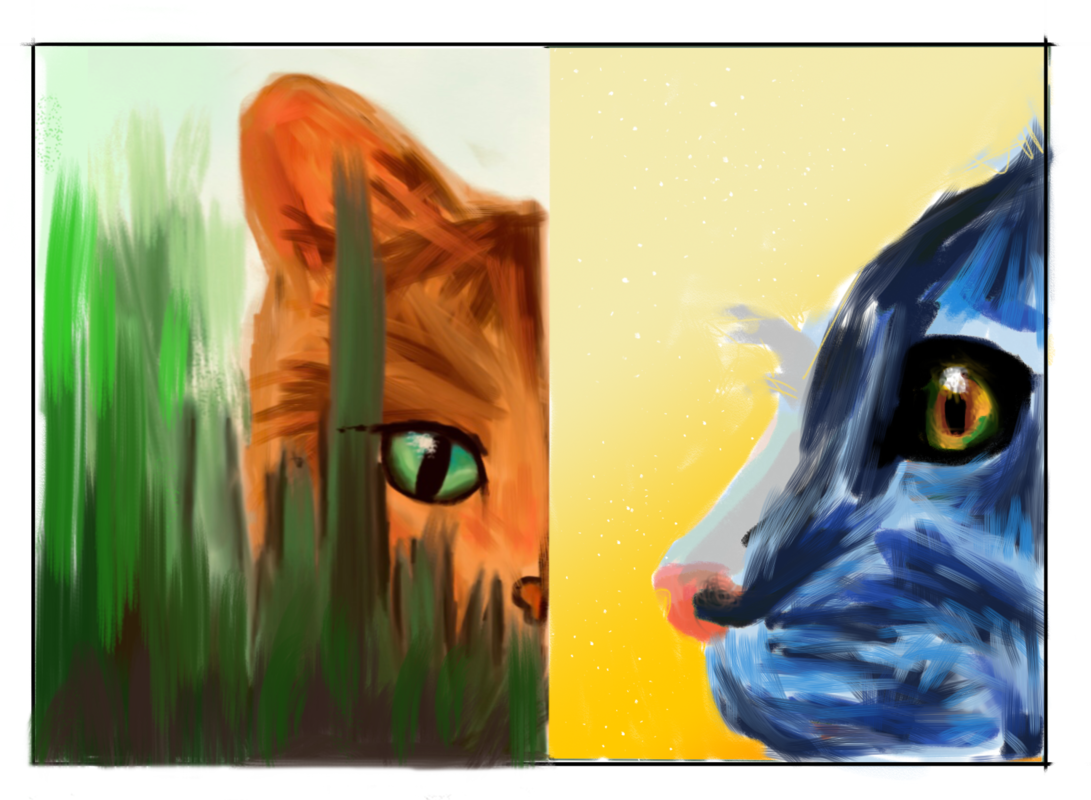 Firestar text template - Warrior cats - Digital Art, Childrens Art