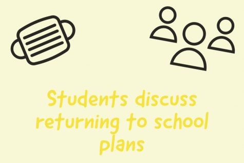 Students discuss returning to school