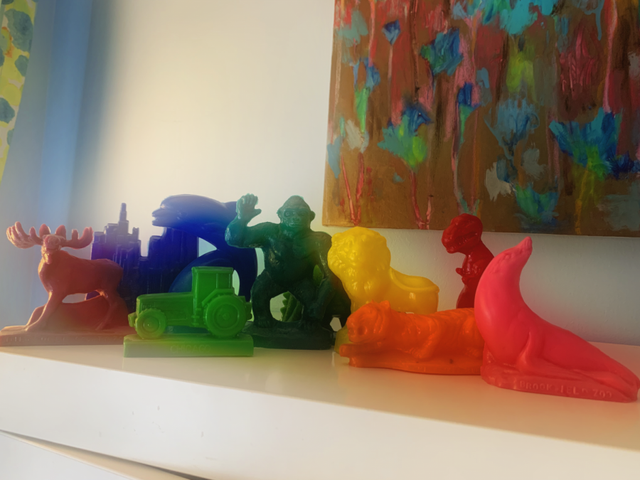 A selection of Mold-A-Ramas colorful wax menagerie from the authors personal collection.