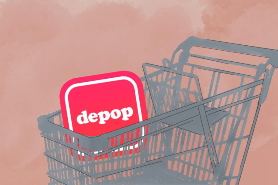 Depop is an app where people can either sell or buy clothing. This can be harmful to the environment and low-income families.