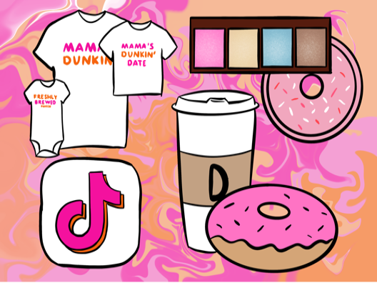 Dunkin has been using creative advertising strategies to promote their brand.