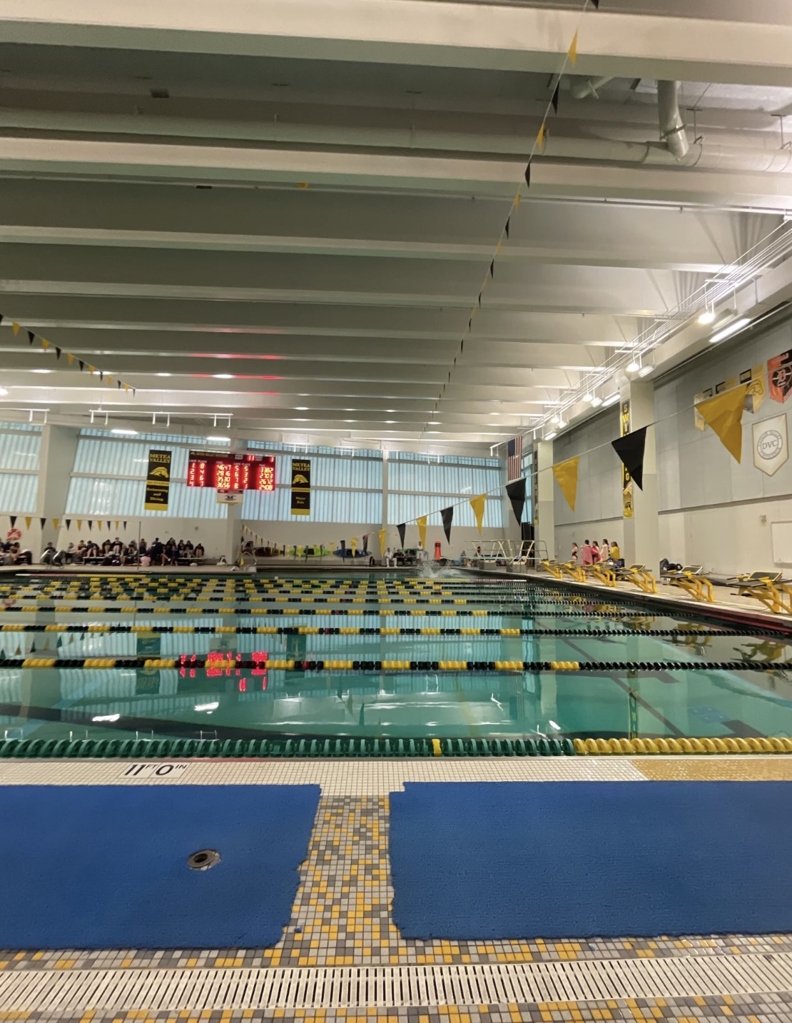 The girls’ swim and dive compete at sectionals for the road to state