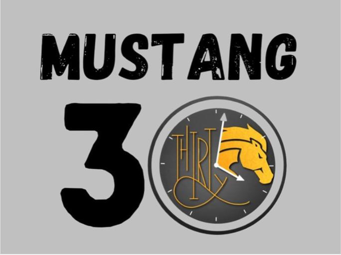 Mustang 30 offers students the opportunity to converse with teachers or take a study hall break