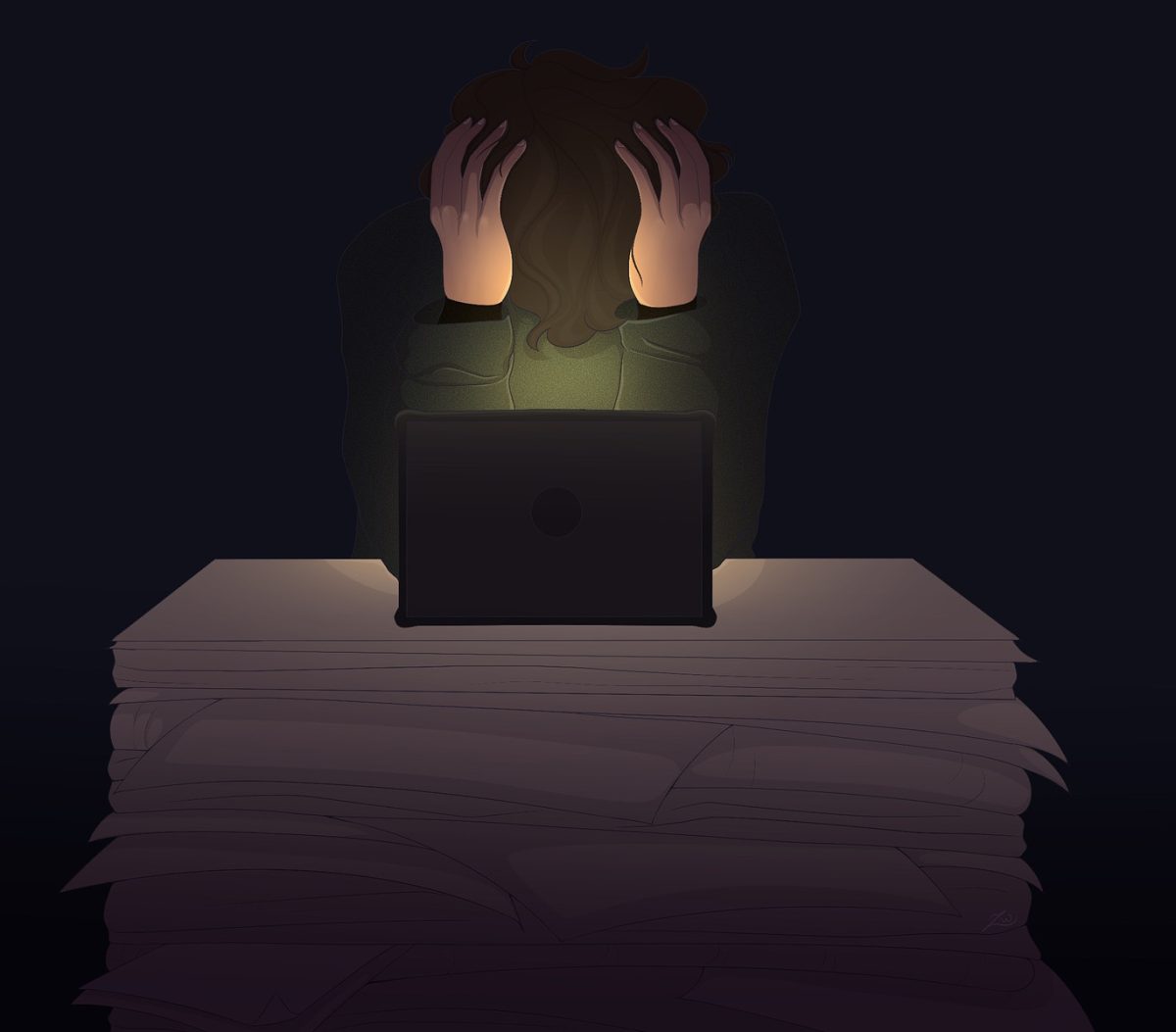 The large amounts of schoolwork may cause students to deprive of sleep to guarantee good academic results, leading to many unfortunate health consequences.