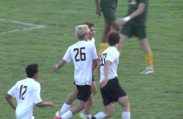 Despite being neck-and-neck throughout the match, Meteas soccer team eventually pulled forward with a 2-1 lead against the Waubonsie Warriors.