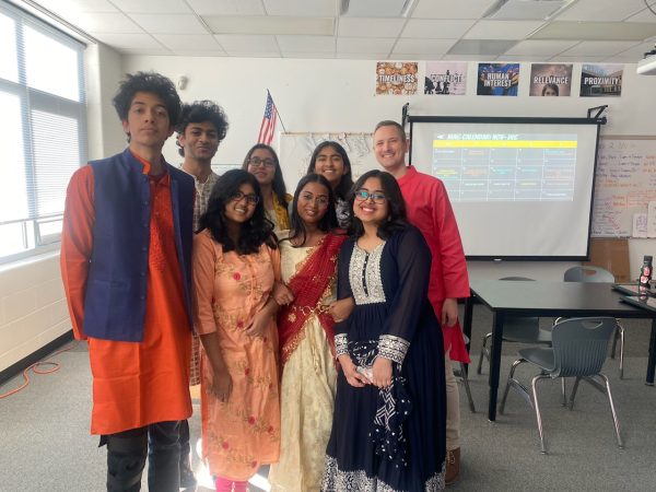 Mustangs celebrate Diwali by showcasing their traditional attire