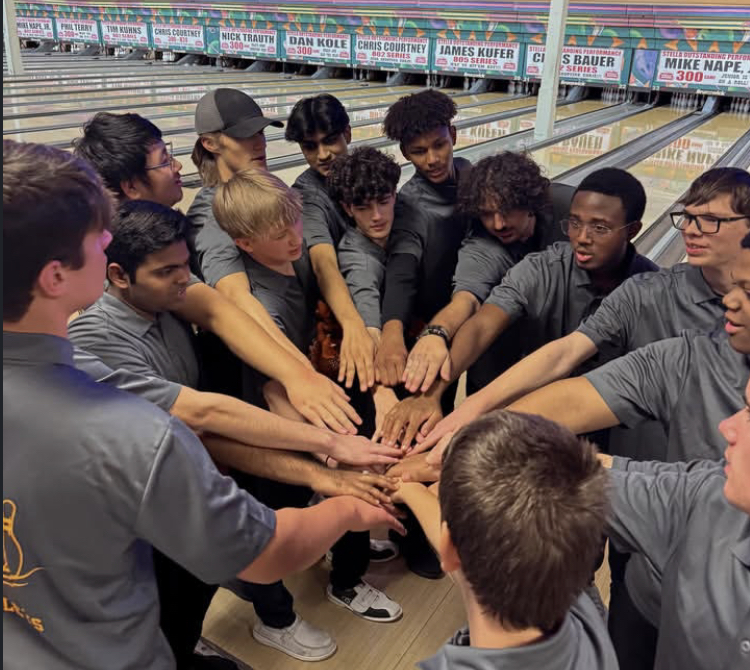 Mustangs' bowling get ready to face the Oswego East Wolves