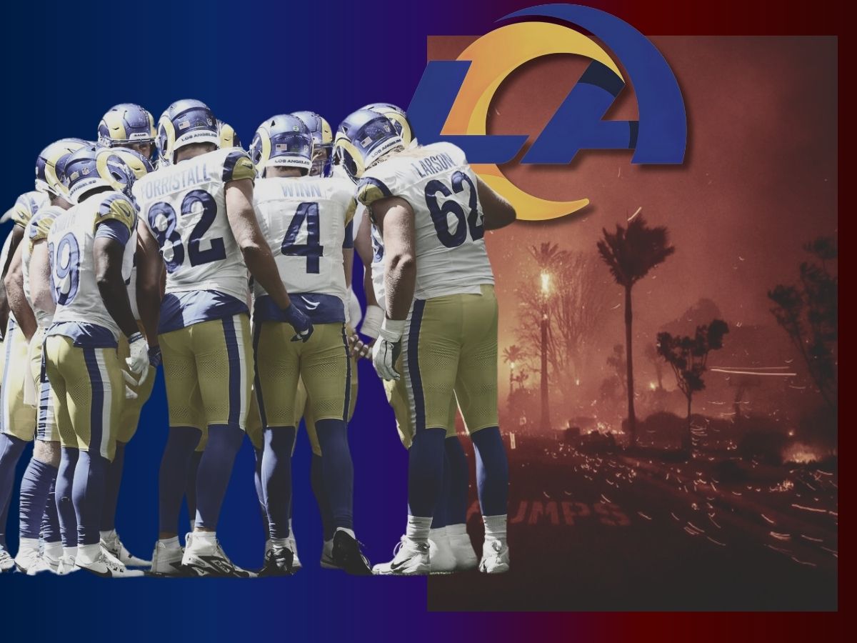 Los Angeles Rams had to move stadiums due to the fires. 