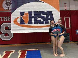 Valley co-op gymnastics sends four athletes down to state on Feb. 21 and 22, one being our own Mustang senior Bridget Anderson (right).