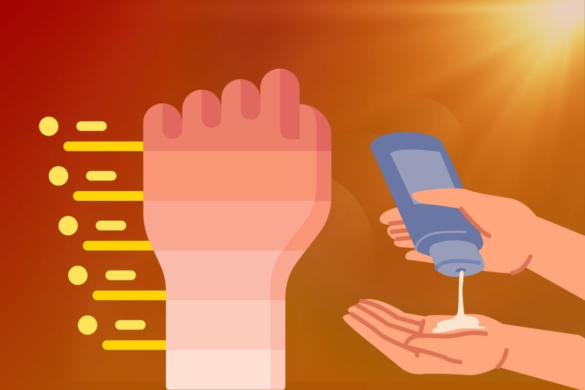 Tanning can lead to permanently damaged skin and being at risk for health issues.