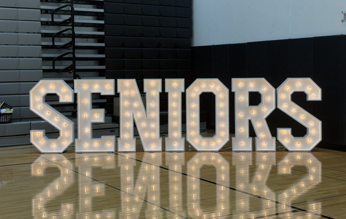 Girls volleyball celebrates Senior Night.