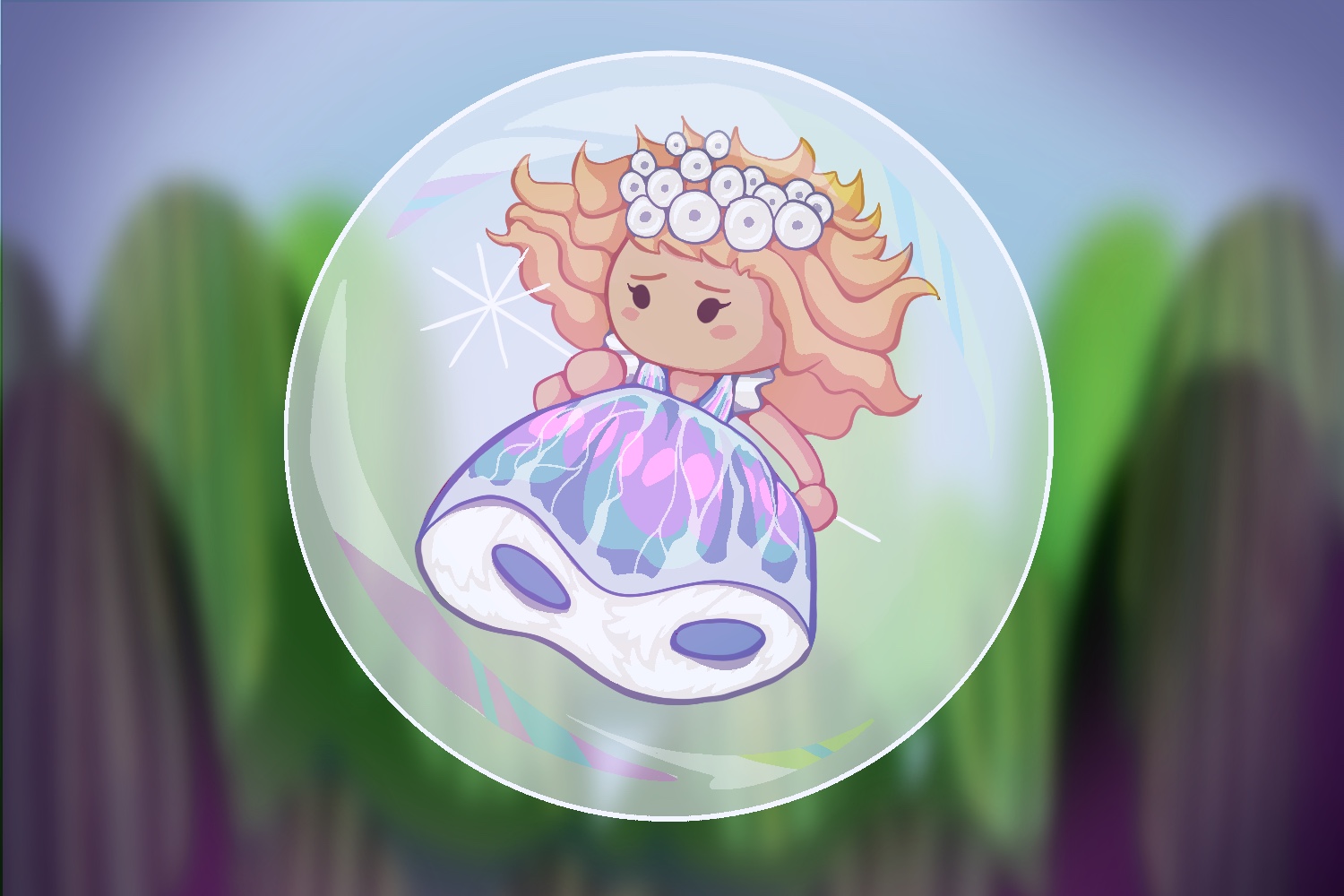 The newly added song "The Girl in the Bubble" shows an in depth look into Glinda's personal view on her life as an Ozian figurehead. 